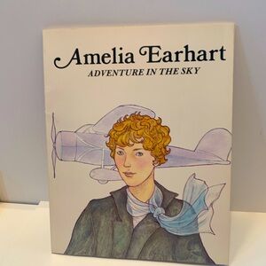 Vintage Amelia Earhart 1983 Juvenile Book Excellent Condition Adventures in Sky